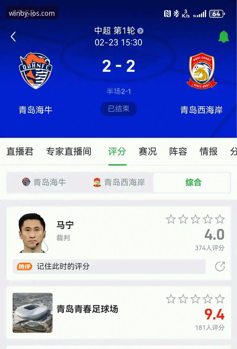 必赢亚洲官方iOS推荐 3个关键转折点:青岛海牛3-1终结13年不胜魔咒,必赢亚州游戏带你复盘中超冷门